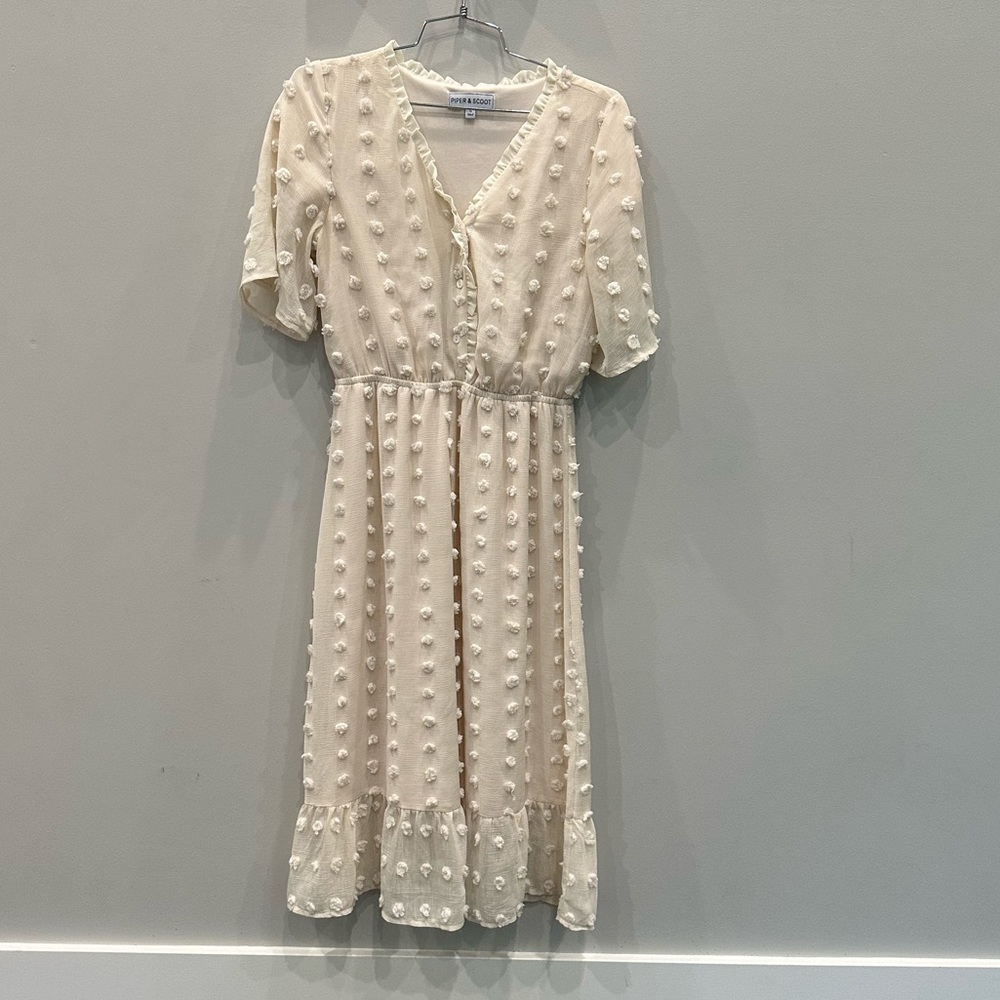 Piper and Scoot Pom Pom dress